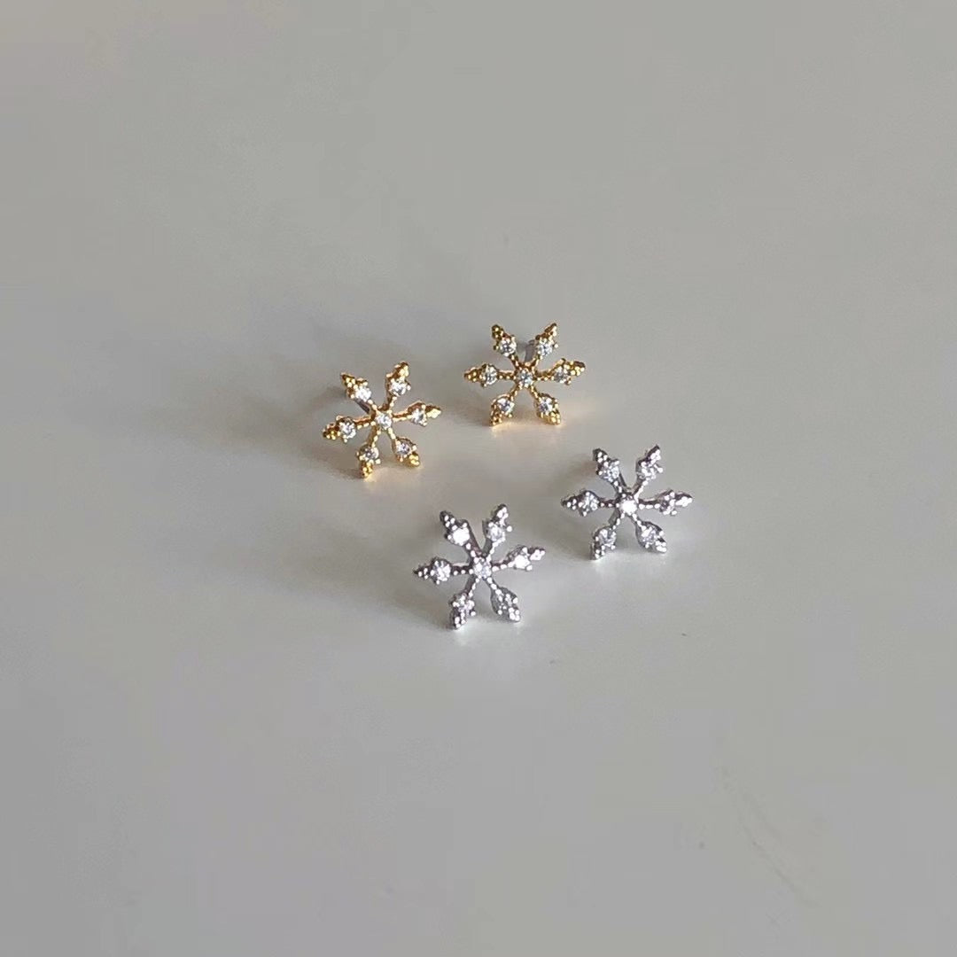 Snowflake Cubic Earrings