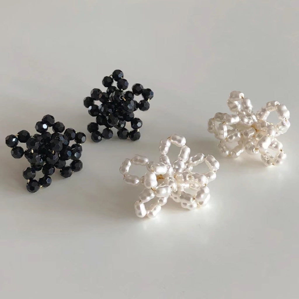 Beads Flower Earrings