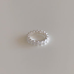 925Silver 6mm Cubic Ring