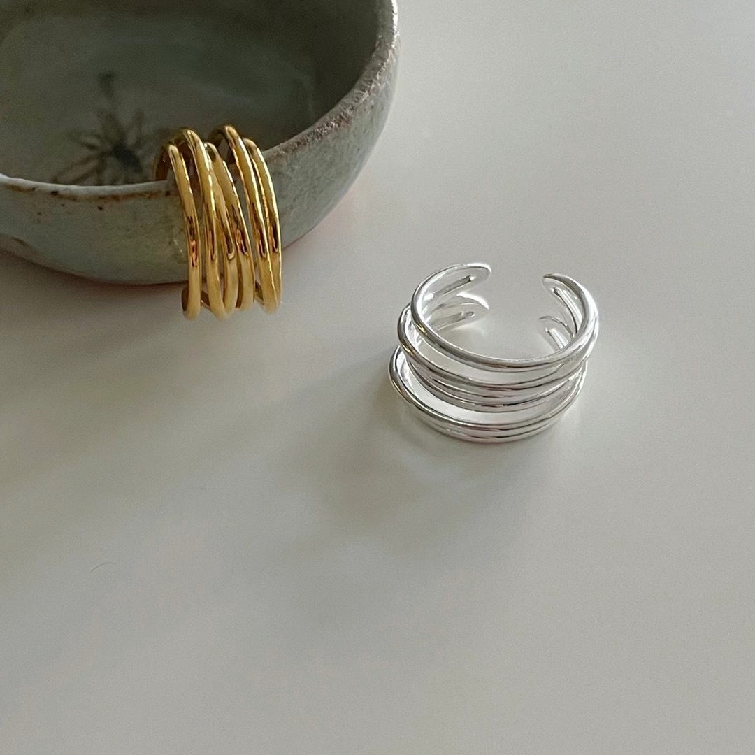 925Silver Spaghetti Ring