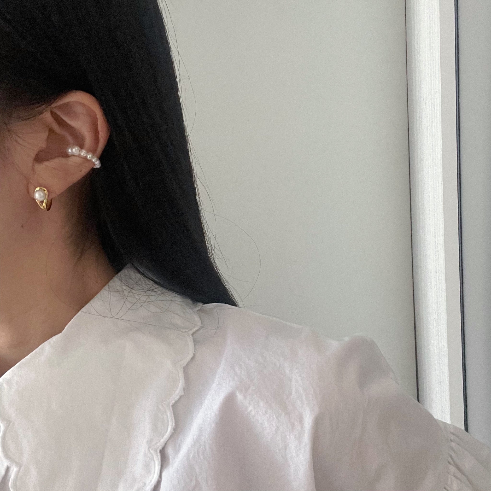 925Silver Pearl Earrings