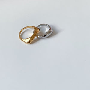 24K Gold Plated Combi Ring