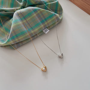 Fresh Water Pearl Heart Necklace