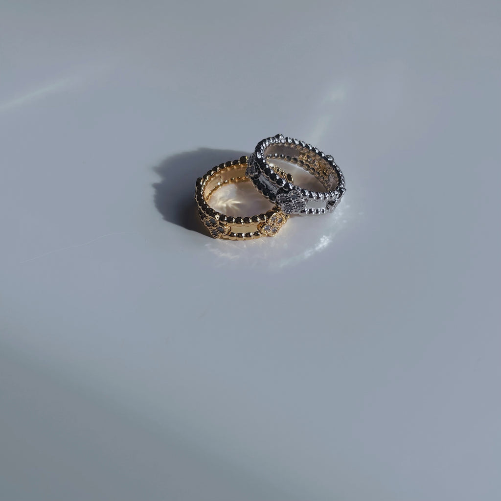 24K Gold Plated Perlee Ring