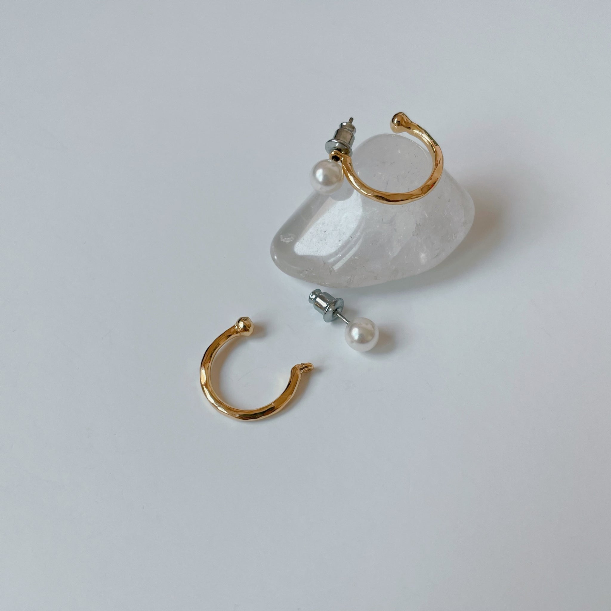Two Way Pearl Earrings