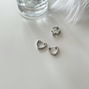 Bold Heart Earrings