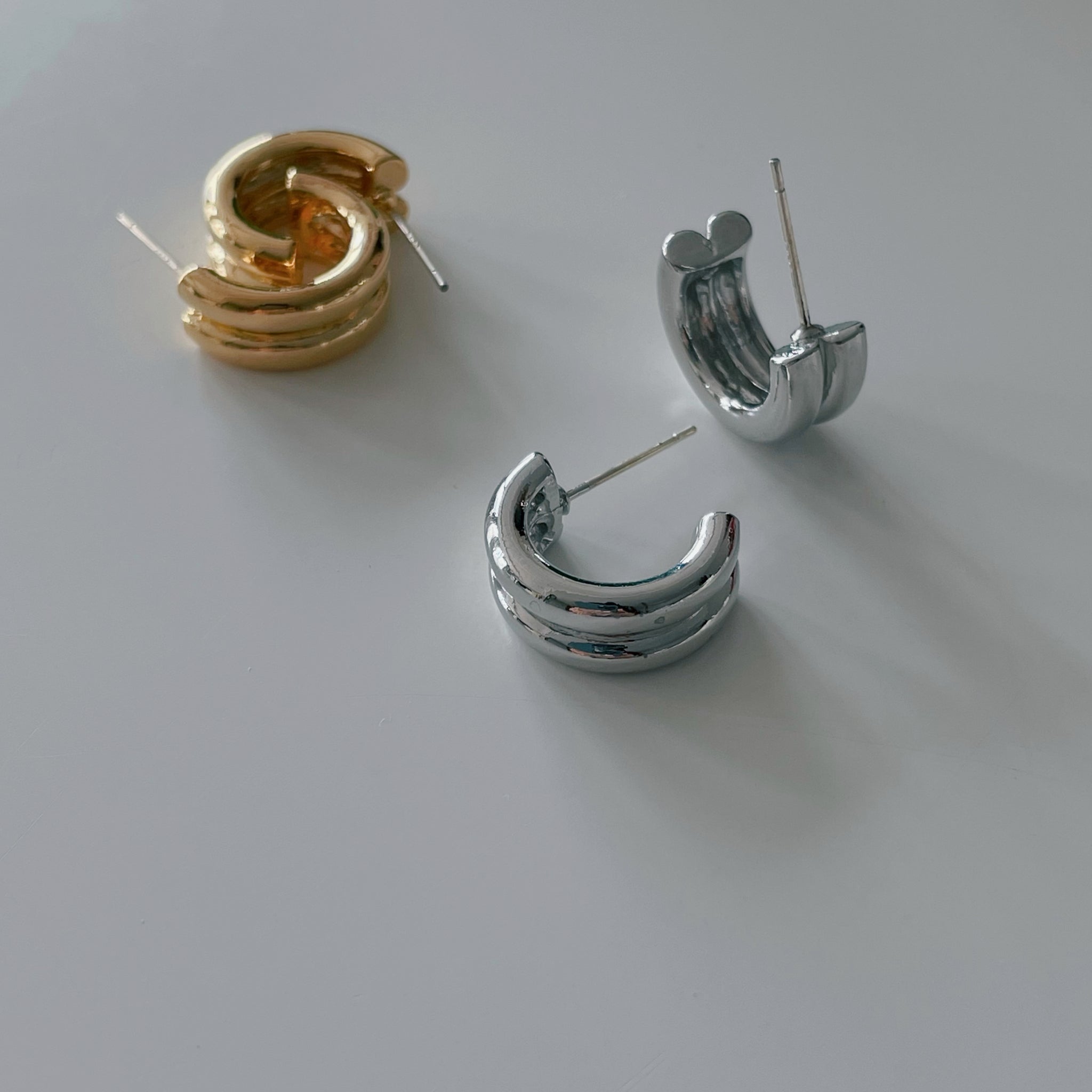 Bold-C Earrings (S295)