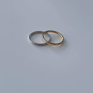 24K Gold Plated 3mm Ring (Surgical Steel)